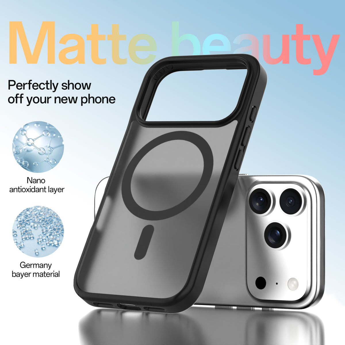 Matt Iron MagSafe Case