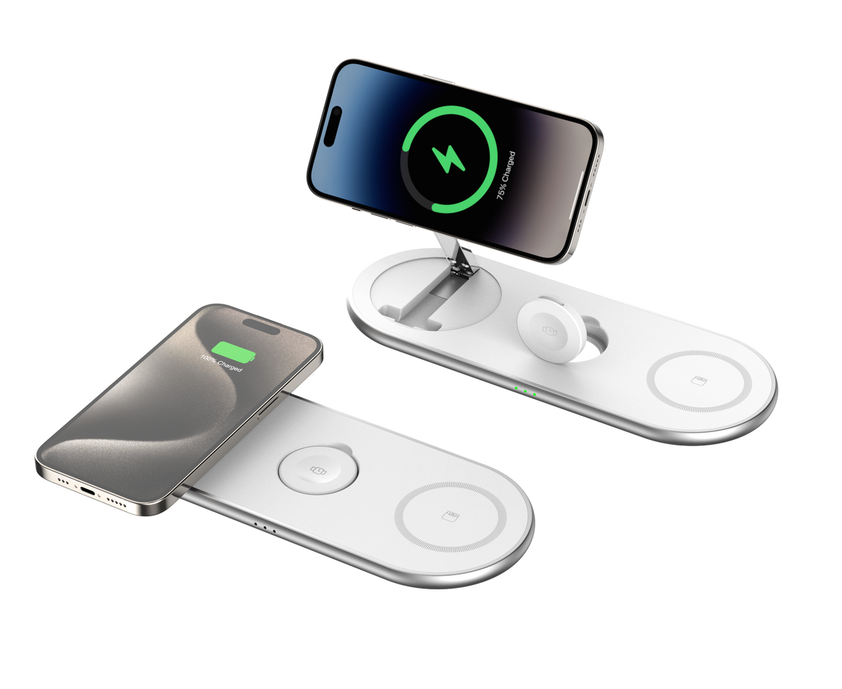 Powerbase - Station de charge induction 3 en 1