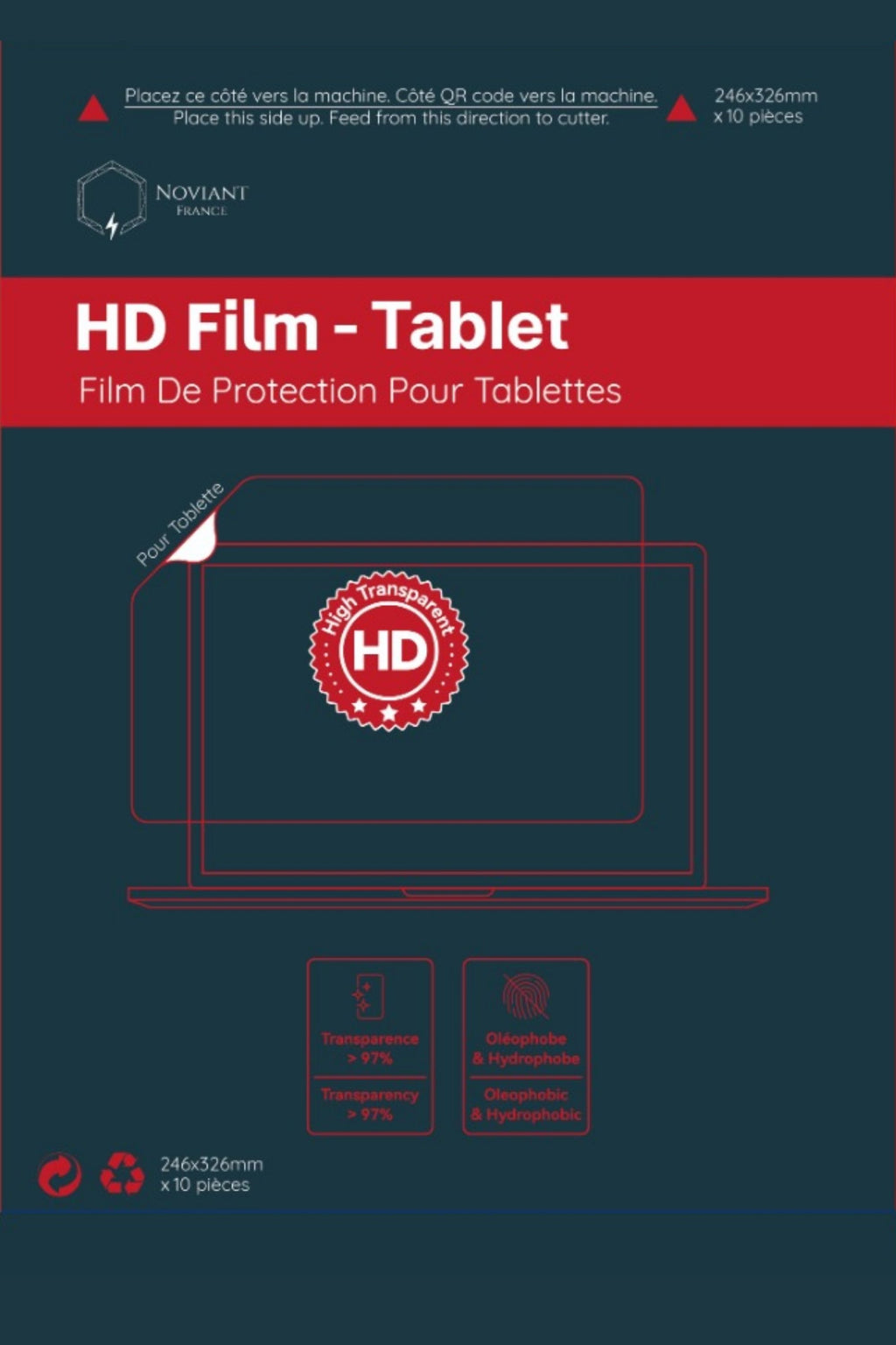 Pack de films de découpe 10-25pcs