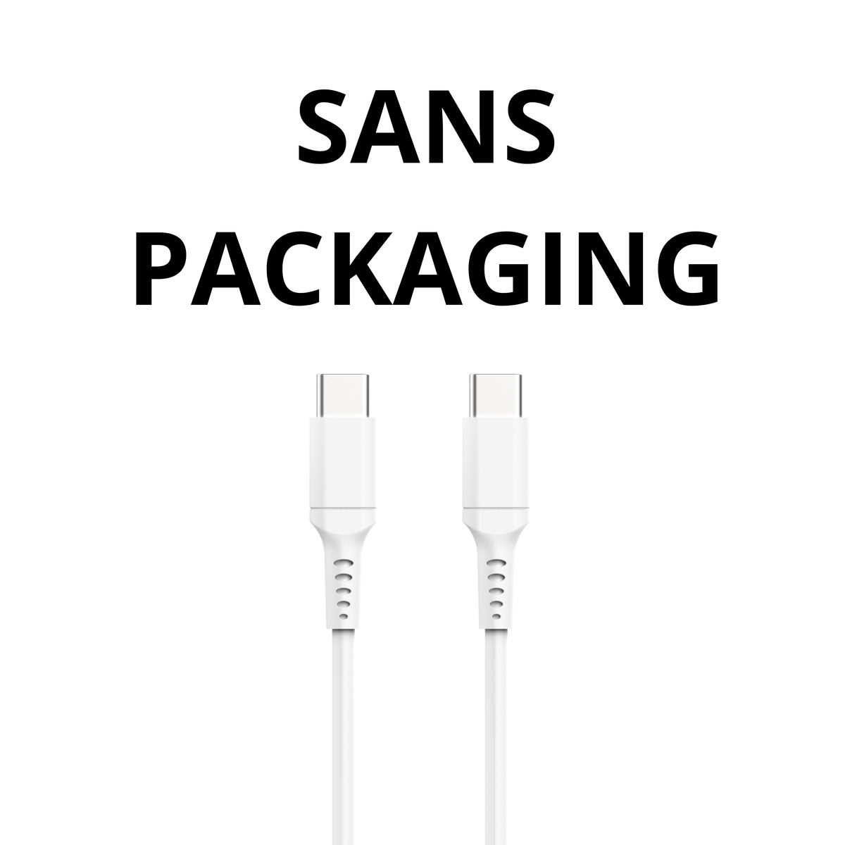 VRAC - Câble de charge TPE 1.2m USB-C/USB-C