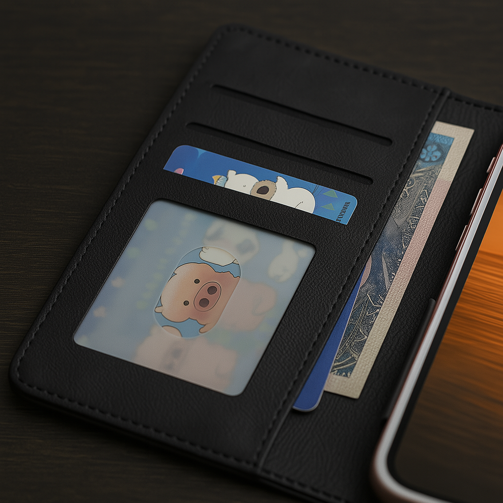 Etui Portefeuille - Cuir Technologique