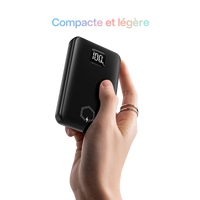 Powerbank compacte câbles intégrés