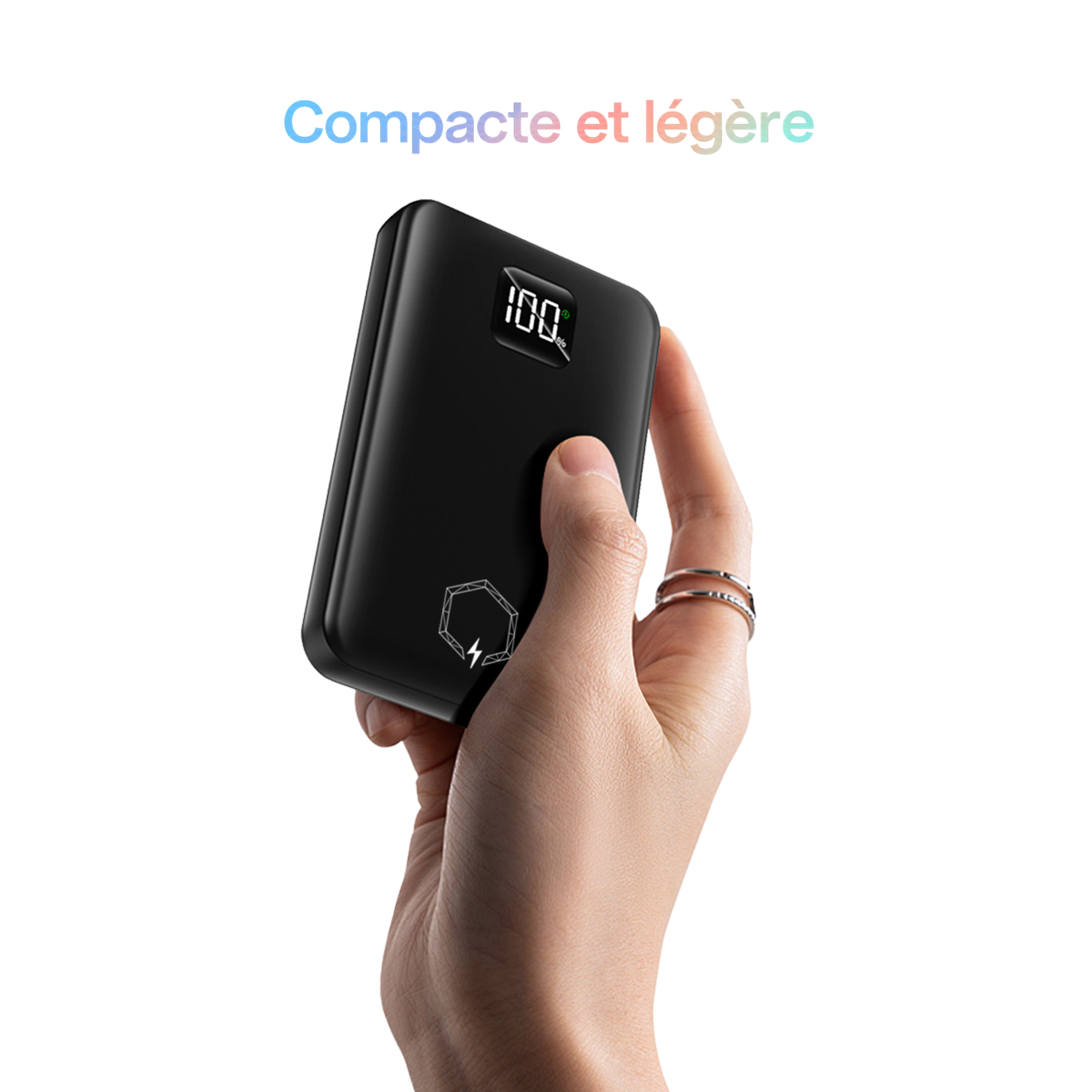 Powerbank avec câbles intégrés - 10000 mAh