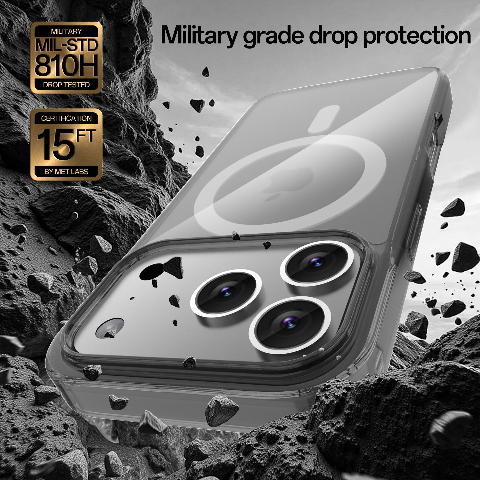 Crystal Metal MagSafe Case