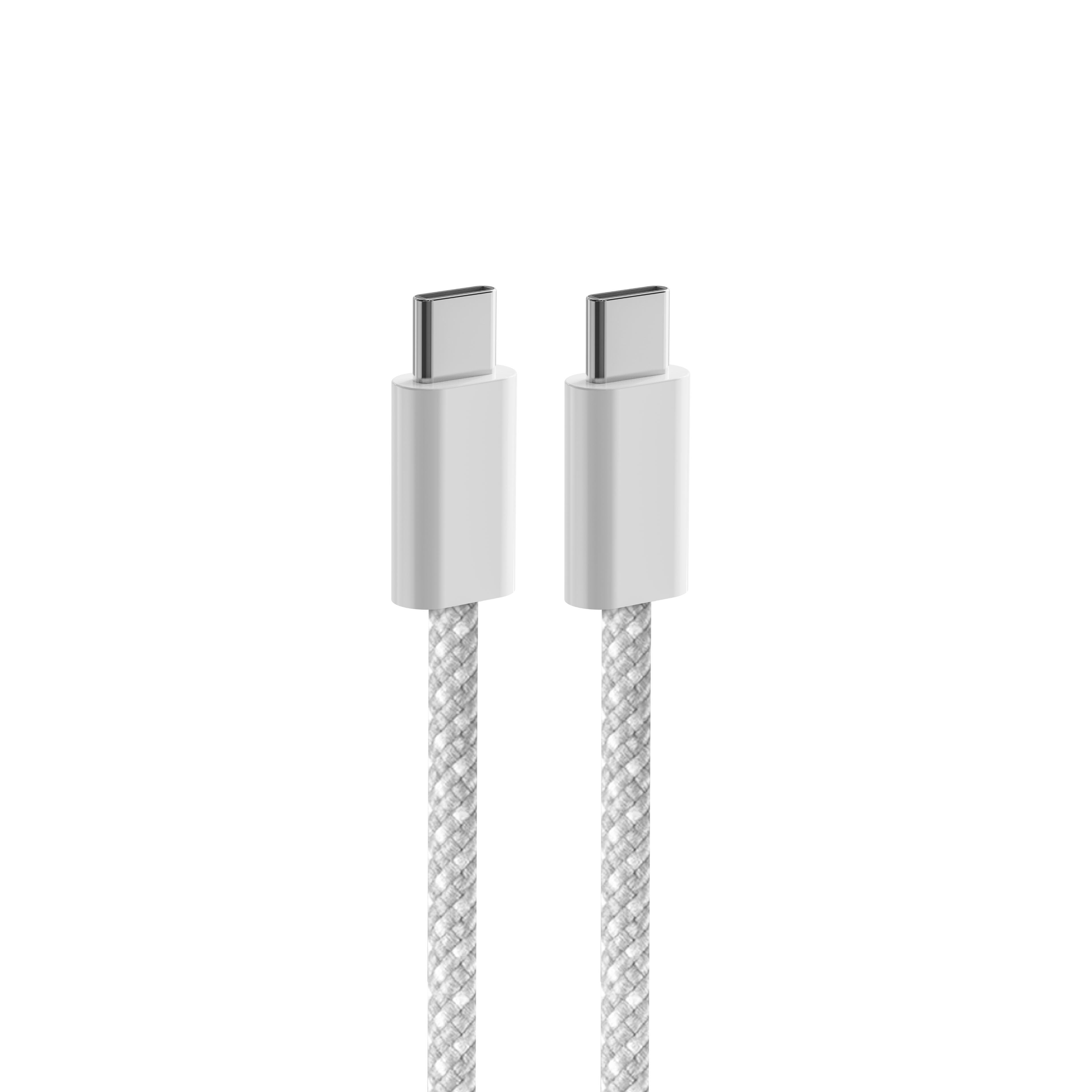 Câble de charge fin tressé USB-C / USB-C - 1.5m - 60W
